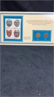 1896 & 1897 Indian Head Pennies & Stamps