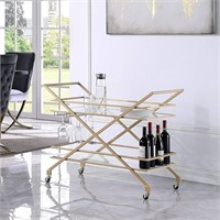 FirsTime & Co. Gold Jemma Bar Cart