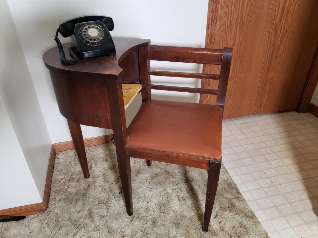 Vintage Telephone Gossip Bench