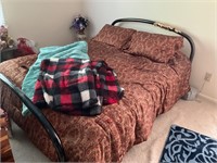 Queen bed with sleep number mattress