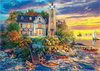 *Rock Island Lighthouse - 500 Piece Jigsaw Puzzle