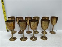 brass stemware collection