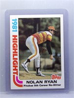 Nolan Ryan 1982 Topps