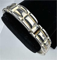 925 Silver Circa Link Square Bracelet
