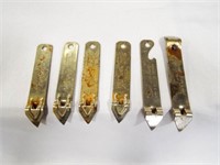 (6) Vintage metal can bottle openers 3 Coors