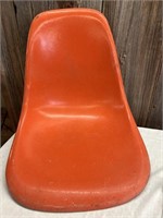 HERMAN MILLER ORANGE MID CENTURY CHAIR TOP