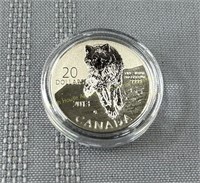 2013 Canada 9999 fine silver 20 dollar coin, Pièce