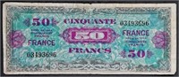 Series 1944  France  50 Francs