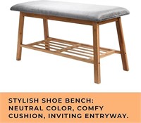 Prosumer's Choice Shoe Rack Bench with Cushion