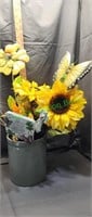 Sunflower  garden decor and tools