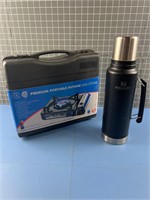 STANLEY THERMOS & BUTANE GAS STOVE