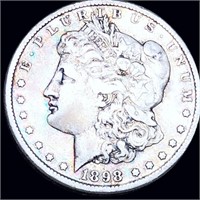 1898-S Morgan Silver Dollar LIGHTLY CIRCULATED