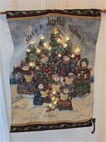 Light up Christmas tapestry