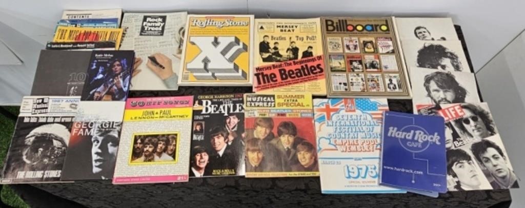 21 ROCK AND ROLL RELATED  MAGAZINES