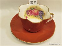 Signed Staffordshire China Cup & Saucer