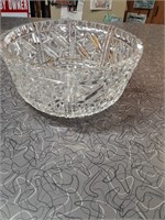 Heavy crystal bowl