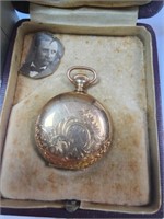 Camden Ladies pocket watch with case