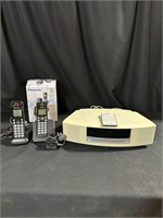 BOSE Clock/Radio & CD Player, Panasonic Telephones