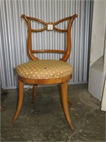 A Vintage Saber Legged Biedermeier Chair