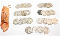 $7.00 Face Silver Washington Quarters