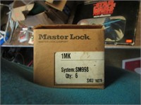 6-- MASTER LOCK PAD LOCKS