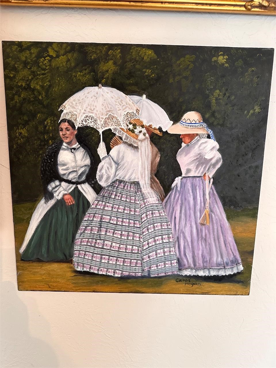 Canvas ladies painting