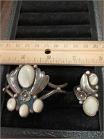Silver & MOP Bracelet & Ring Set