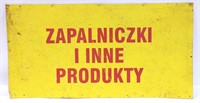 Large Polish Sign