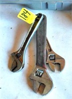 3 Adjustable Wrenches