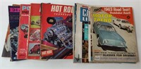 10 1960s OLD CAR MAGAZINES