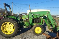 2155 JOHN DEERE,175 LOADER AND HAY SPEAR & R.O.P.S