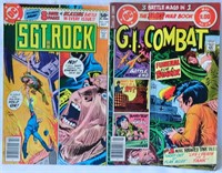 2 Vtg DC Comics G.I. Combat #219 & SGT ROCK #345