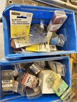 Group of hardware bins not included