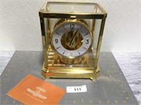 Vintage Swiss metal caliber Atmos clock