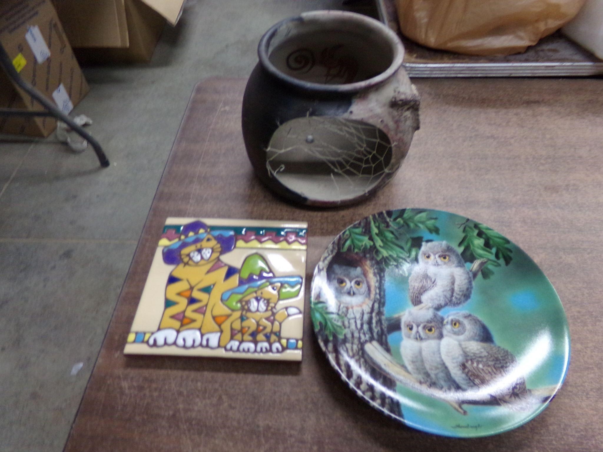 Native pot, plate and tile