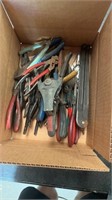 Box of cutters and o ring plyers