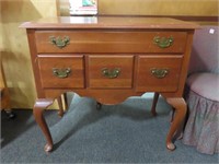 5 DRAWER CABINET QUEEN ANN LEGS, DOVE TAILED DRAWE
