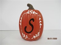 Light Up Halloween Pumpkin, "S"