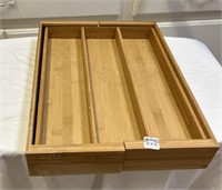 Expandable bamboo drawer divider 18" x 22"