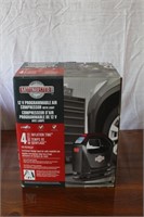 Motomaster 12V programmable air compressor with