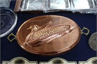 COPPER AND BRASS FOOD MOLD