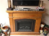 Electric Fireplace, DVD player