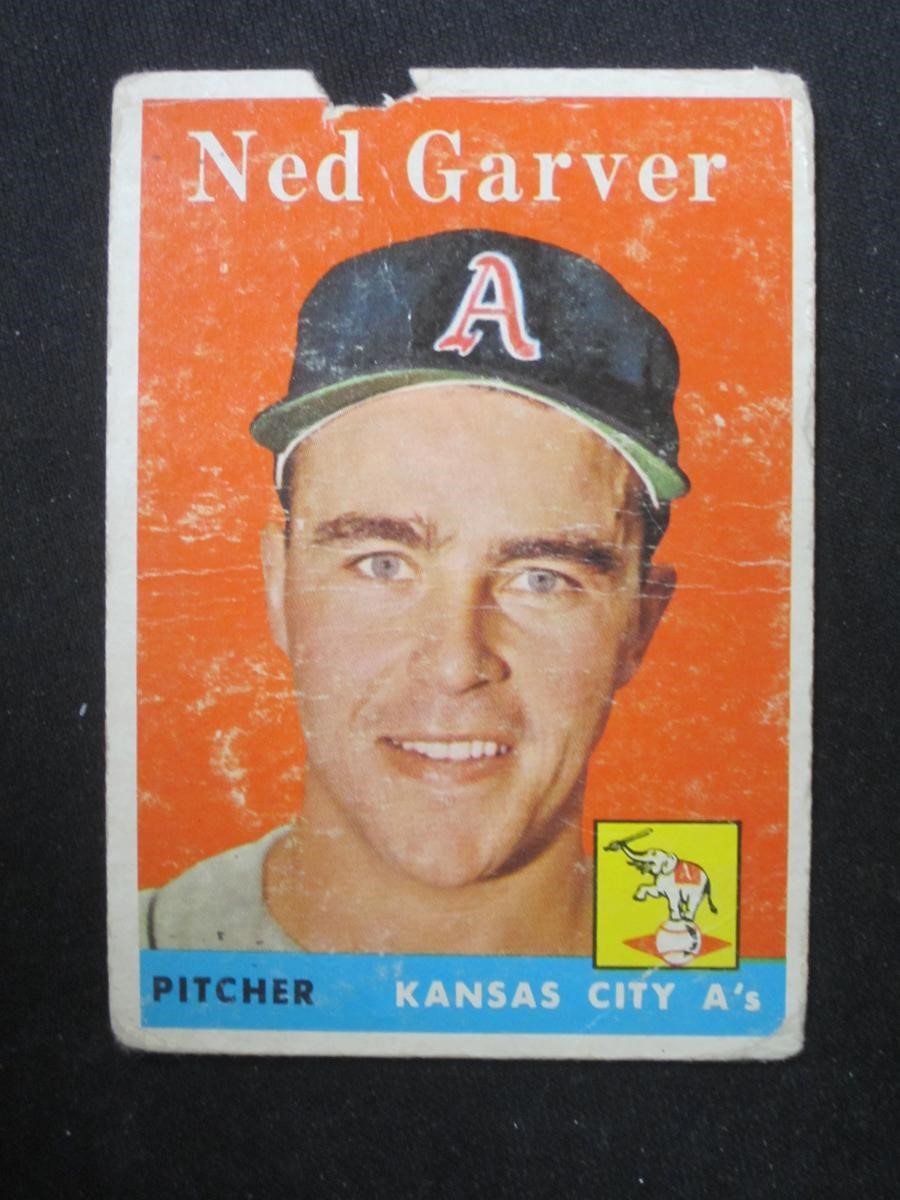 1958 TOPPS #292 NED GARVER ATHLETICS