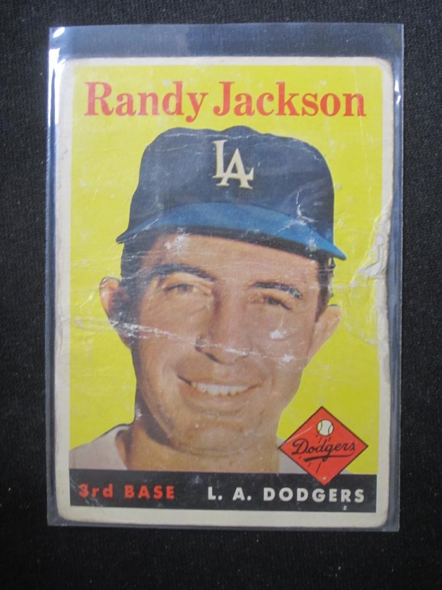 1958 TOPPS #301 RANDY JACKSON DODGERS