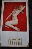 Rare Marilyn Monroe Nude 1954 Calendar