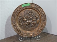 Vintage Copper Plate 14"