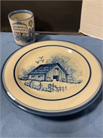 Louisville Stoneware plate and cup