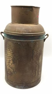 Vintage Old Copper Milk Can