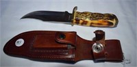 Uncle Henry Shade Fixed Blade Knife w/ Sharpening