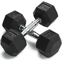 BalanceFrom 10LB Dumbbell Weight Set